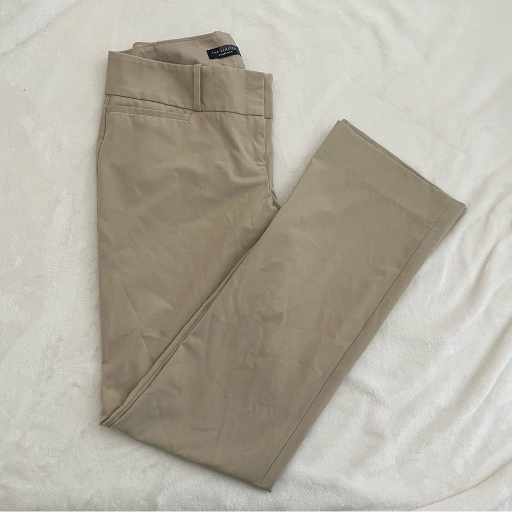 The Limited Drew Fit Beige Career Pants Women's 4R Straight Leg Office Business - Picture 7 of 11